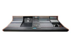 api axs legacy recording console on white background facing sideways